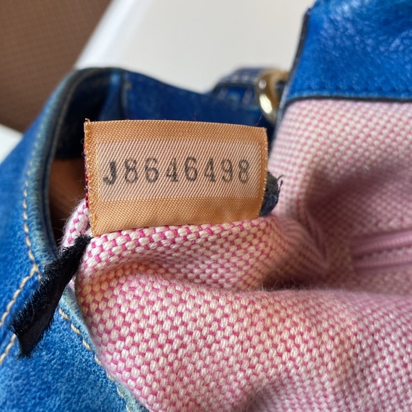 Dooney & Bourke Blue Leather Hobo Bag - Picture 10 of 12